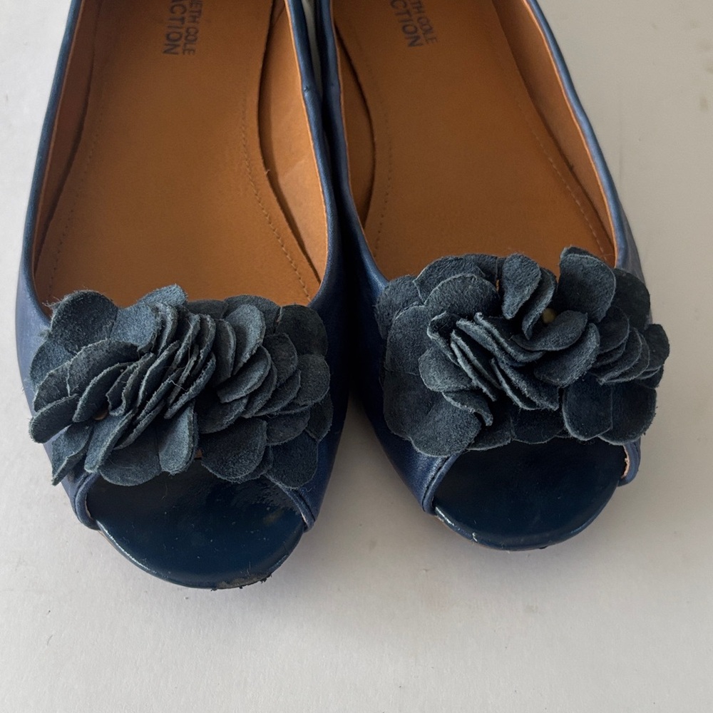 Kenneth Cole slidestar ballet peep toe flats - Picture 2 of 10